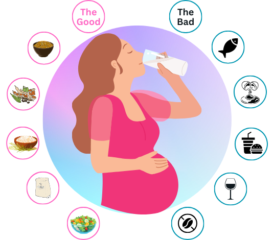 What You Eat and Avoid During Your Pregnancy